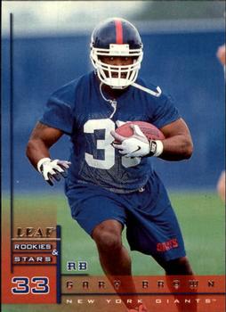 1998 Leaf Rookies & Stars #22 Gary Brown Front