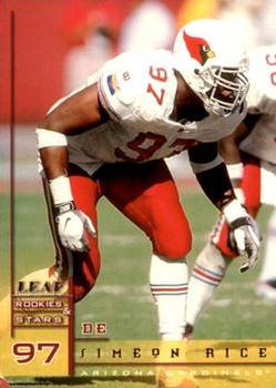 1998 Leaf Rookies & Stars #43 Simeon Rice Front