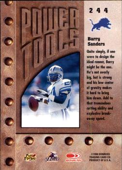 1998 Leaf Rookies & Stars #244 Barry Sanders Back