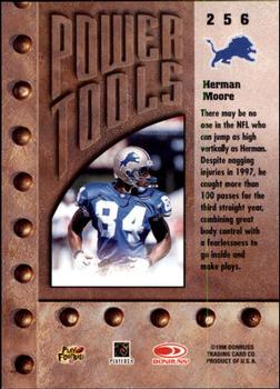 1998 Leaf Rookies & Stars #256 Herman Moore Back