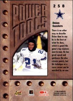 1998 Leaf Rookies & Stars #258 Deion Sanders Back