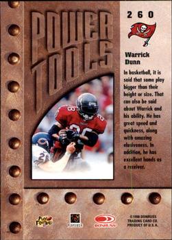 1998 Leaf Rookies & Stars #260 Warrick Dunn Back