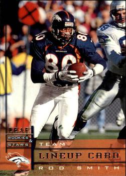 1998 Leaf Rookies & Stars #289 Rod Smith Front
