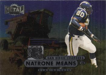 1998 Metal Universe #66 Natrone Means Front