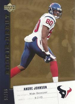 2006 Upper Deck Rookie Debut - Gold #41 Andre Johnson Front