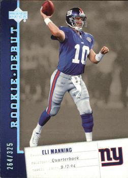 2006 Upper Deck Rookie Debut - Holofoil #63 Eli Manning Front