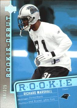 2006 Upper Deck Rookie Debut - Holofoil #113 Richard Marshall Front