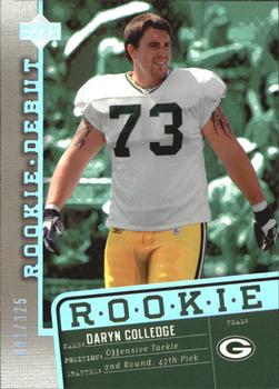 2006 Upper Deck Rookie Debut - Holofoil #136 Daryn Colledge Front