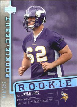 2006 Upper Deck Rookie Debut - Holofoil #155 Ryan Cook Front