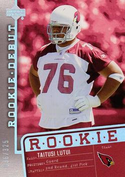 2006 Upper Deck Rookie Debut - Holofoil #174 Taitusi Lutui Front