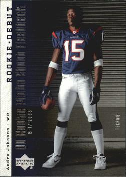 2006 Upper Deck Rookie Debut - Rookie Photo Shoot Flashback Silver #RPF4 Andre Johnson Front