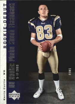 2006 Upper Deck Rookie Debut - Rookie Photo Shoot Flashback Silver #RPF56 Kevin Curtis Front