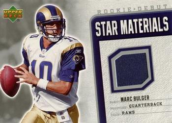 2006 Upper Deck Rookie Debut - Star Materials Silver #SM-MB Marc Bulger Front