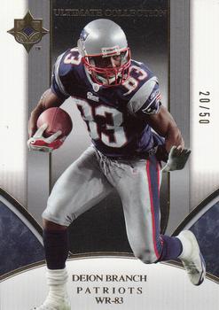 2006 Upper Deck Ultimate Collection - Gold #115 Deion Branch Front