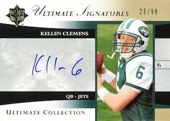 2006 Upper Deck Ultimate Collection - Ultimate Signatures #US-KC Kellen Clemens Front