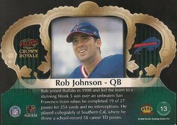 1998 Pacific Crown Royale #13 Rob Johnson Back