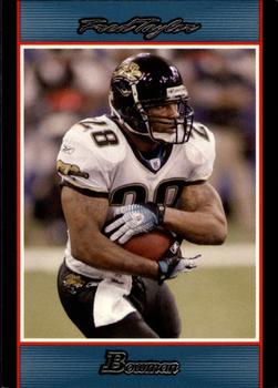 2007 Bowman - Blue #37 Fred Taylor Front