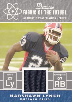 2007 Bowman - Fabric of the Future #FF-ML Marshawn Lynch Front