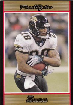 2007 Bowman - Gold #37 Fred Taylor Front
