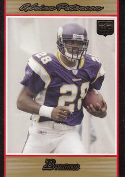 2007 Bowman - Gold #126 Adrian Peterson Front
