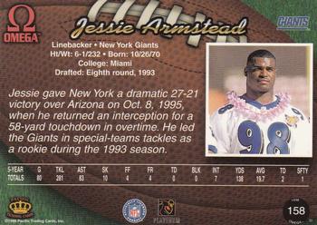 1998 Pacific Omega #158 Jessie Armstead Back