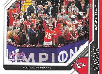 2023 Panini Instant Kansas City Chiefs Super Bowl LVIII Champions #1 Kansas City Chiefs Front