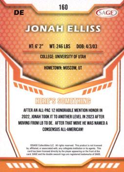 2024 SAGE HIT - Red #160 Jonah Elliss Back