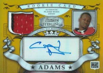 2007 Bowman Sterling - Gold Relic Autographs #BSG-GA Gaines Adams Front