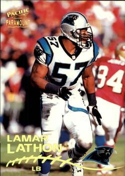 1998 Pacific Paramount #38 Lamar Lathon Front