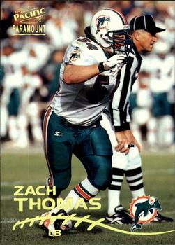 1998 Pacific Paramount #125 Zach Thomas Front