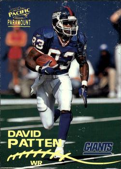 1998 Pacific Paramount #155 David Patten Front