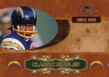 2007 Donruss Classics - Classic Singles Silver #CS-2 Charlie Joiner Front