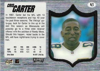 1998 Playoff Absolute SSD Hobby #43 Cris Carter Back