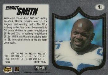 1998 Playoff Absolute SSD Hobby #91 Emmitt Smith Back