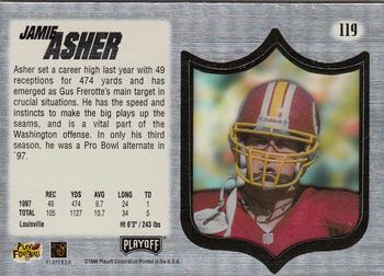 1998 Playoff Absolute SSD Hobby #119 Jamie Asher Back
