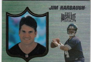 1998 Playoff Absolute SSD Hobby #147 Jim Harbaugh Front