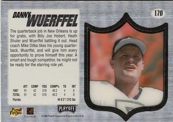 1998 Playoff Absolute SSD Hobby #170 Danny Wuerffel Back