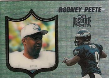 1998 Playoff Absolute SSD Hobby #185 Rodney Peete Front