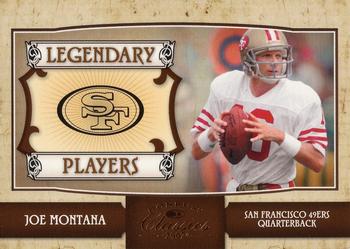 2007 Donruss Classics - Legendary Players Bronze #LP-27 Joe Montana Front