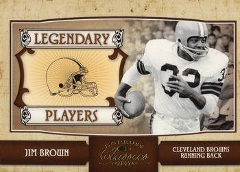 2007 Donruss Classics - Legendary Players Gold #LP-29 Jim Brown Front