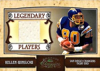 2007 Donruss Classics - Legendary Players Jerseys #LP-26 Kellen Winslow Front