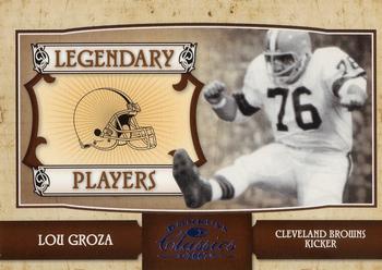 2007 Donruss Classics - Legendary Players Platinum #LP-14 Lou Groza Front