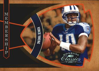 2007 Donruss Classics - Membership Silver #M-8 Vince Young Front