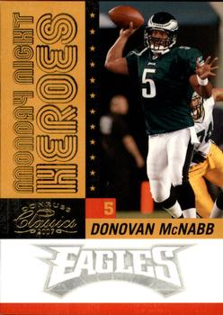 2007 Donruss Classics - Monday Night Heroes Gold #MNH-3 Donovan McNabb Front