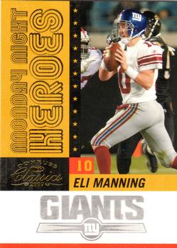 2007 Donruss Classics - Monday Night Heroes Gold #MNH-8 Eli Manning Front