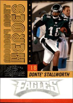 2007 Donruss Classics - Monday Night Heroes Silver #MNH-22 Donte Stallworth Front