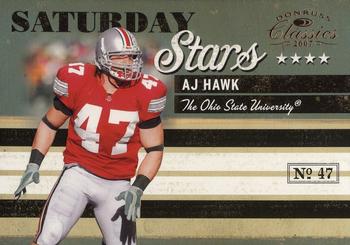 2007 Donruss Classics - Saturday Stars Bronze #SS-1 A.J. Hawk Front