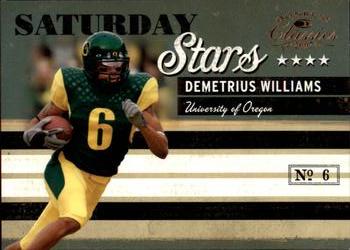 2007 Donruss Classics - Saturday Stars Bronze #SS-3 Demetrius Williams Front
