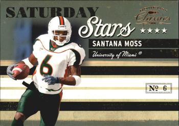2007 Donruss Classics - Saturday Stars Bronze #SS-18 Santana Moss Front