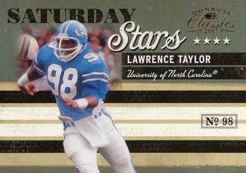 2007 Donruss Classics - Saturday Stars Bronze #SS-20 Lawrence Taylor Front